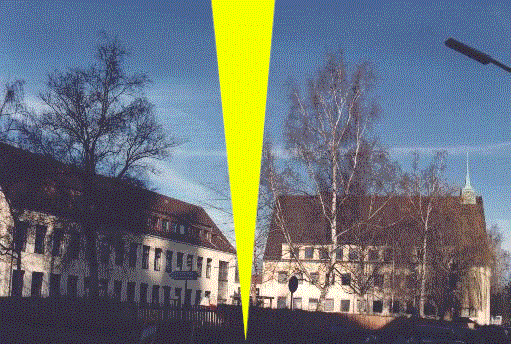 Janusz-Korzak-Grundschule (links), St.-Elisabeth-Grundschule (rechts)
